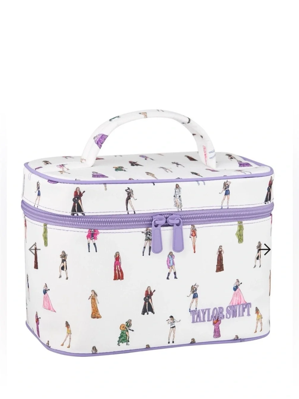 Taylor Swift White & Lavender Cosmetic Carry Case